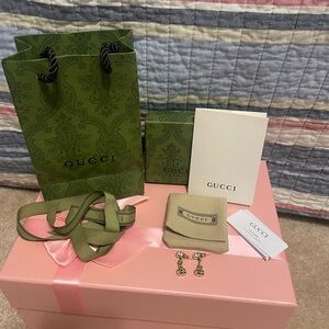 Gucci GG Drop Earrings Set